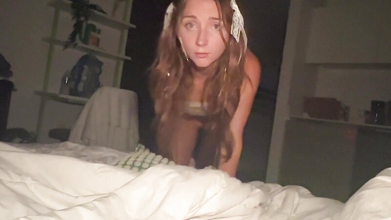 Macy Meadows Little Step-Sister Sleepover Taboo Sex in POV