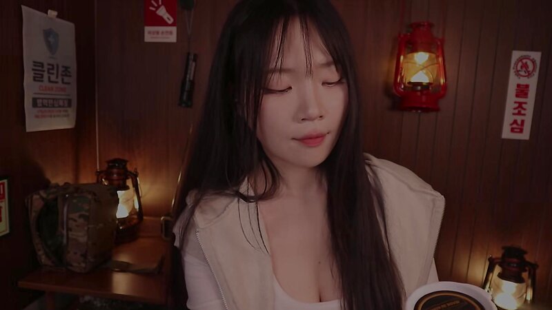 Nara Nala ASMR Thicc Asian Caring Roleplay in Isolated Mountain Shelter During Heavy Storm