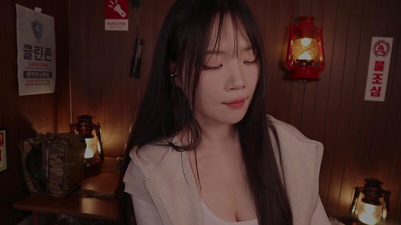Nara Nala ASMR Thicc Asian Caring Roleplay in Isolated Mountain Shelter During Heavy Storm