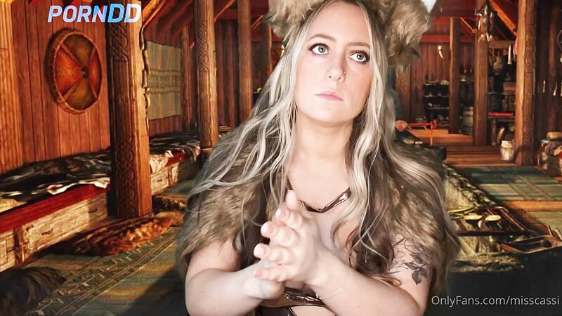 Miss Cassi Viking Woman Roleplay ASMR - Happily Welcomes You Home After Battle