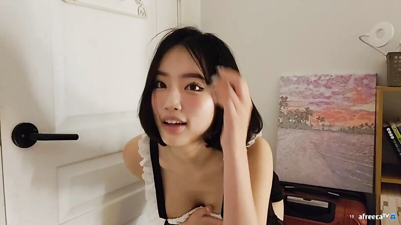 Crystal1 Sexy Asian Maid Cosplay ASMR Roleplay