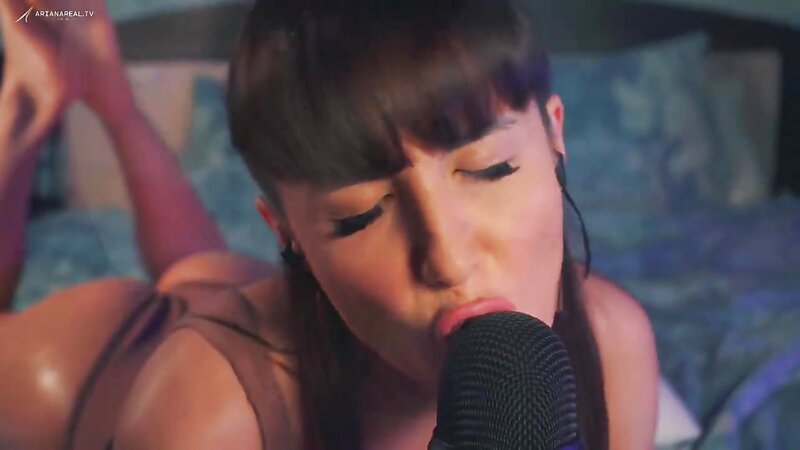 ArianaRealTV Passionate ASMR Mic Licking and Layered Breathing Sounds