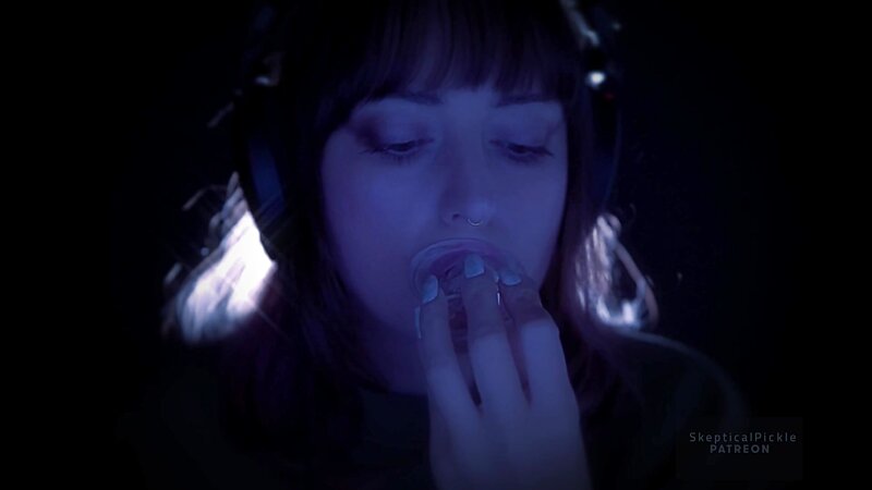 SkepticalPickle ASMR Ear Licking and Soft Whispers on Tiny Ears