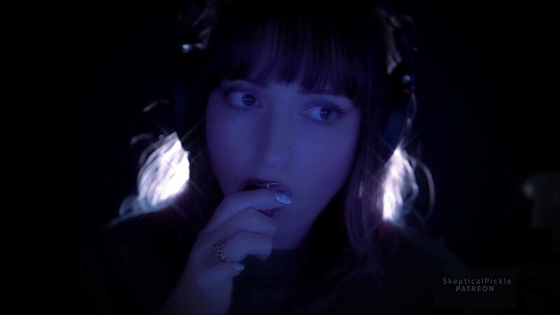 SkepticalPickle ASMR Ear Licking and Soft Whispers on Tiny Ears