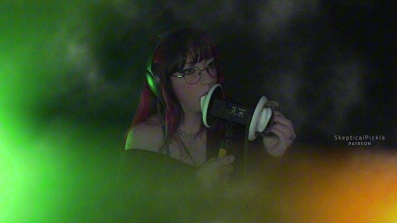 SkepticalPickle ASMR Ear Licking Session While High - Blonde Golden Tier