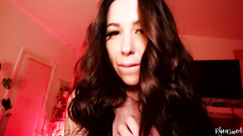 RheaSweet Busty Milf Craving Hard Cock in POV creampie