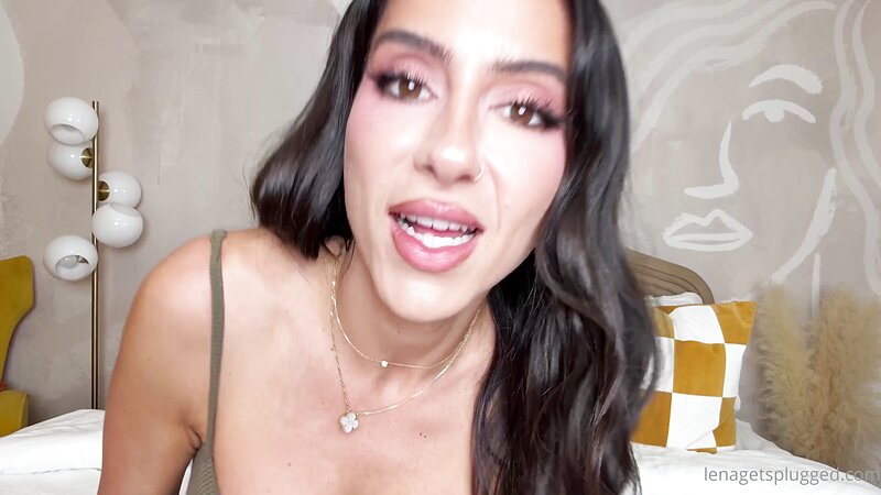 Lena the Plug Jerk Off Instruction and Self Fuck Masturbation