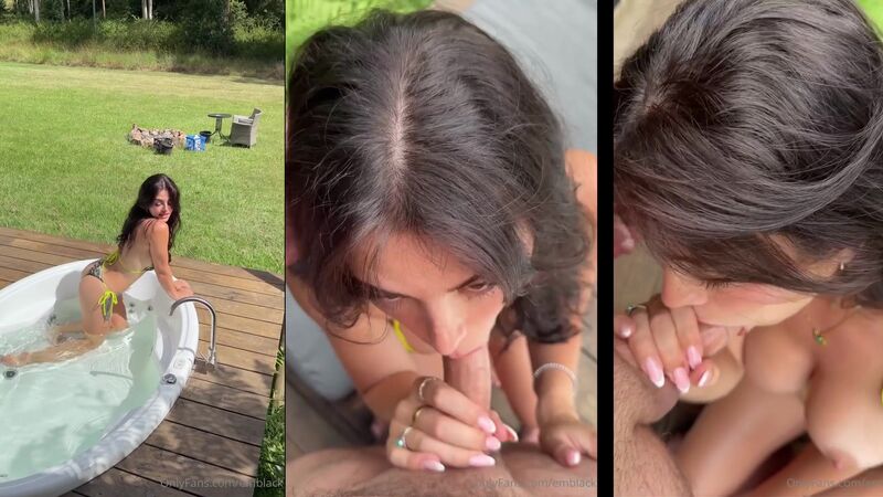 Emily Black POV Blowjob Close Up