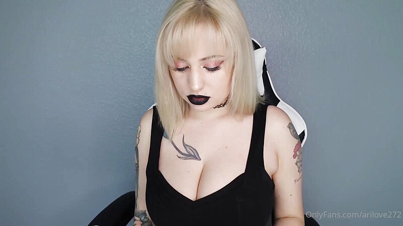 AriLove ASMR Goth Manager Roleplay Gets You to Work HARDER or ELSE You'll Get Pegged POV