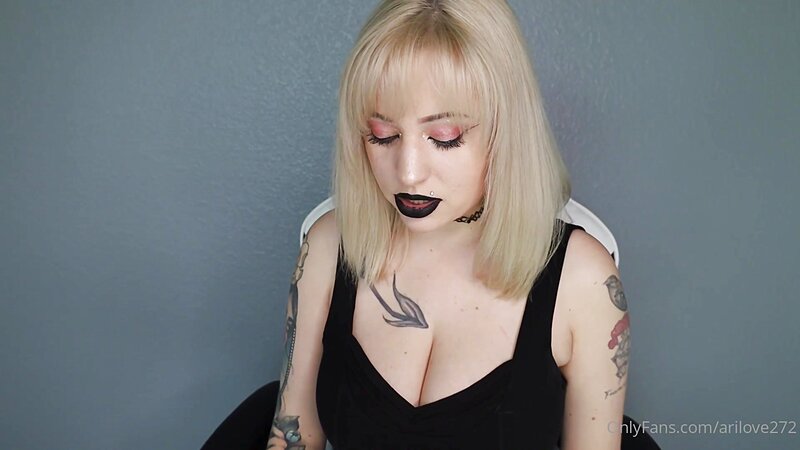 AriLove ASMR Goth Manager Roleplay Gets You to Work HARDER or ELSE You'll Get Pegged POV