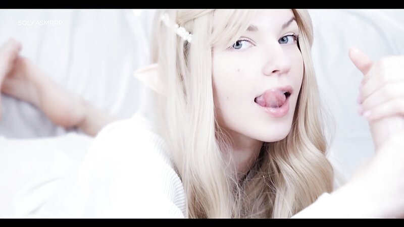 Soly ASMR Little Elf Teasing with Sloppy Licking and Blowjob Sounds