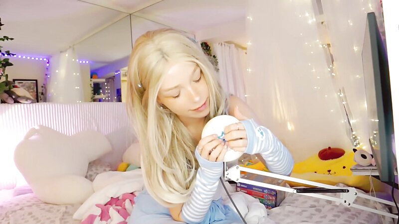 Dollblush ASMR Mouth Sounds and Lipgloss Sensations with Fabric Triggers and Ear Cup Play