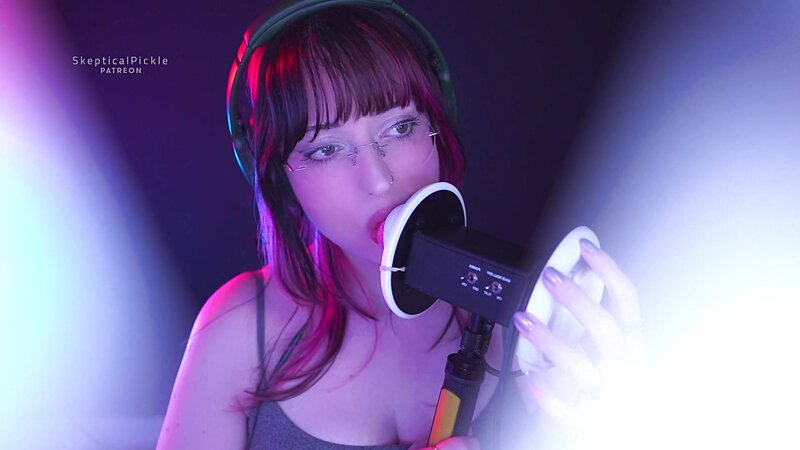 SkepticalPickle ASMR Wet Layered Blowjob Sucking Sounds Close Audio