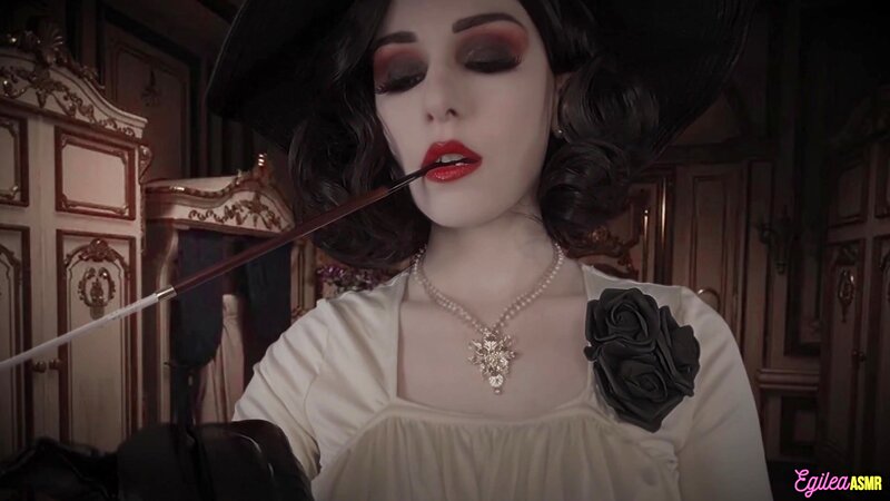 Egilea ASMR - [EXCLUSIVE-VIDEO] Lady Dimitrescu Smoking