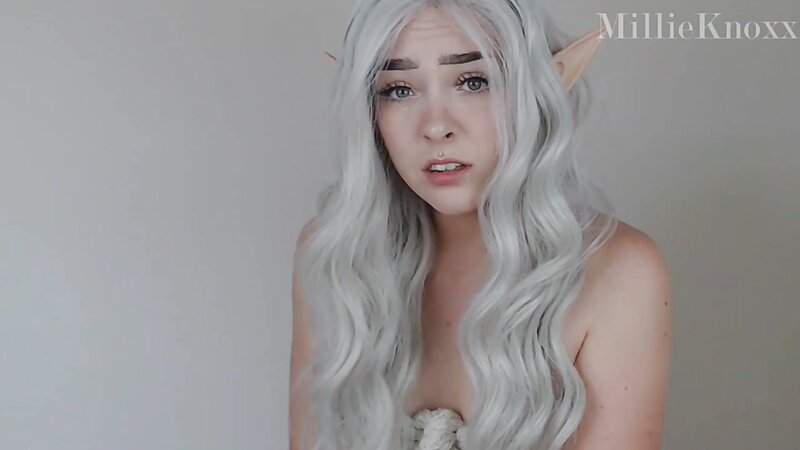 MillieKnoxx - Ahegao elf slave fills all her holes​