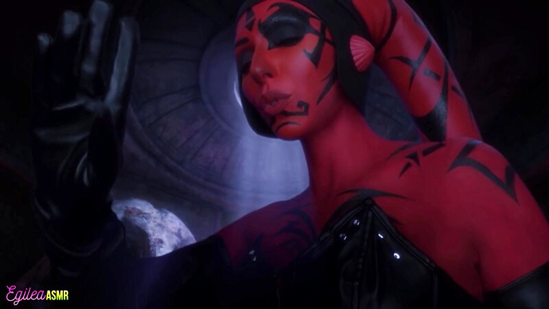 Egilea ASMR Darth Talon Cosplay Temptation with Lekku Play Breathing and Kisses