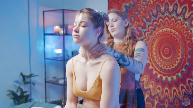 ASMR Massage - 11 May 2026 - Shoulders Relaxing Massage on Table by Yolana POV to Casandra D