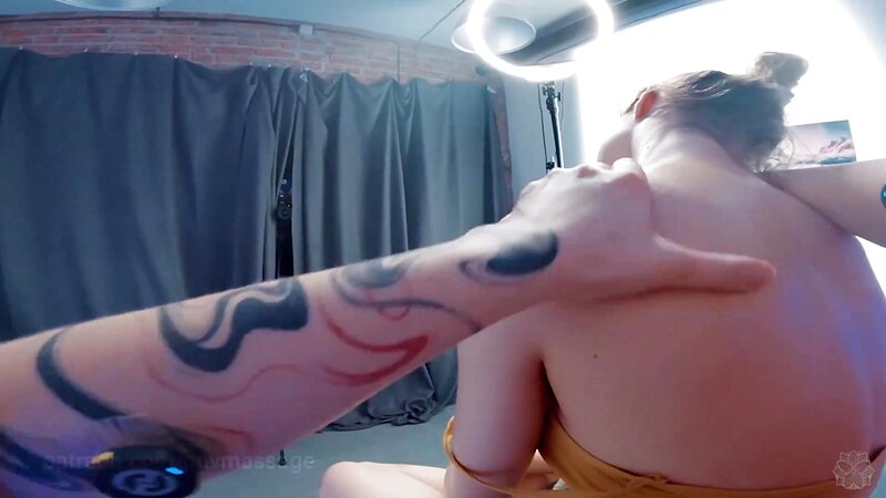 ASMR Massage - 11 May 2026 - Shoulders Relaxing Massage on Table by Yolana POV to Casandra D