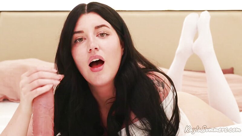 Kayla Summers Gentle Jerk Off Instructions POV Masturbation Sextape