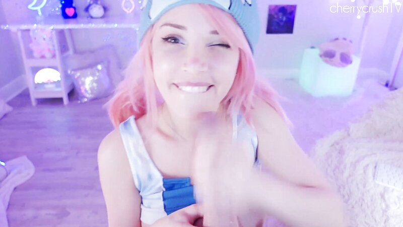 MyCherryCrush Pink Hair Cowgirl Ride ASMR Masturbation