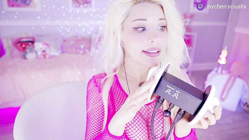 Cherry Crush Wet Tongue and Mouth Sounds ASMR (Fluttering, Slapping, Suckling)
