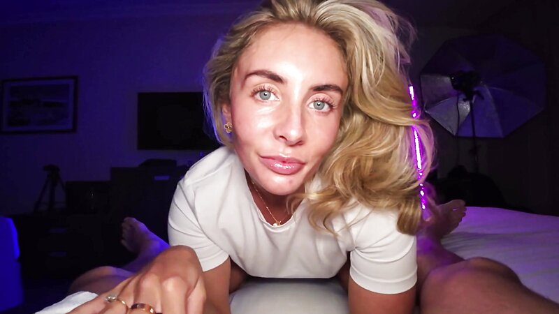 Long Cock Punishes Bonnie Blue in Slutty POV Blowjob Sextape