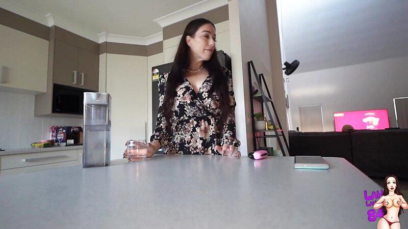 Lahlah1684 Milf Mommy Ahegao Face on Son's Cock While Husband Watches TV