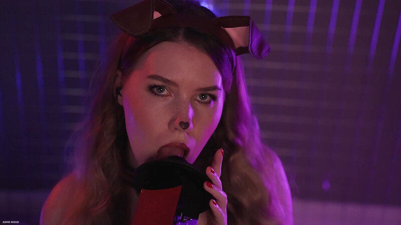 Mood ASMR Doing ASMR Like Cassie Euphoria Style with Ear Licking and Mouth Sounds