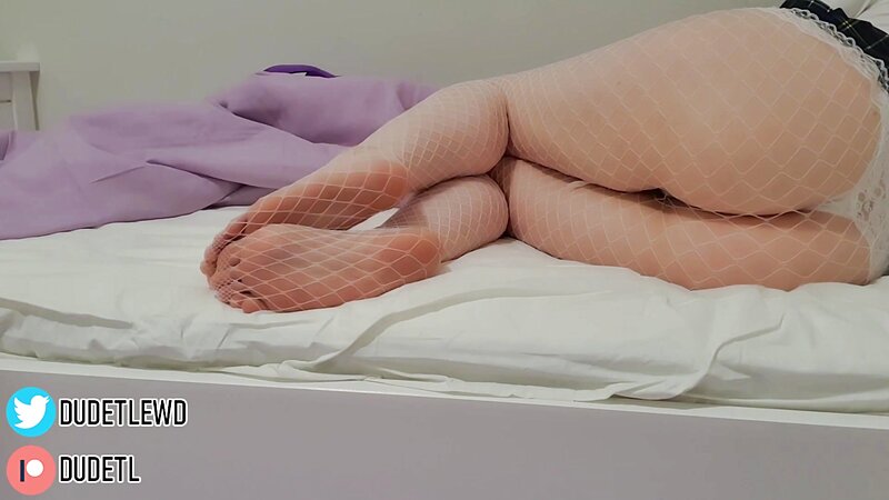 DTL Thighs and Feet Fetish ASMR Massage with Booty Focus