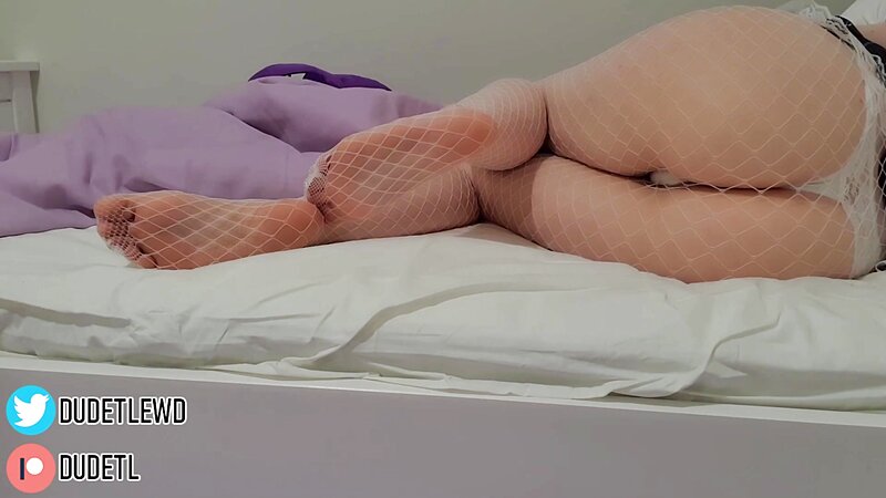 DTL Thighs and Feet Fetish ASMR Massage with Booty Focus