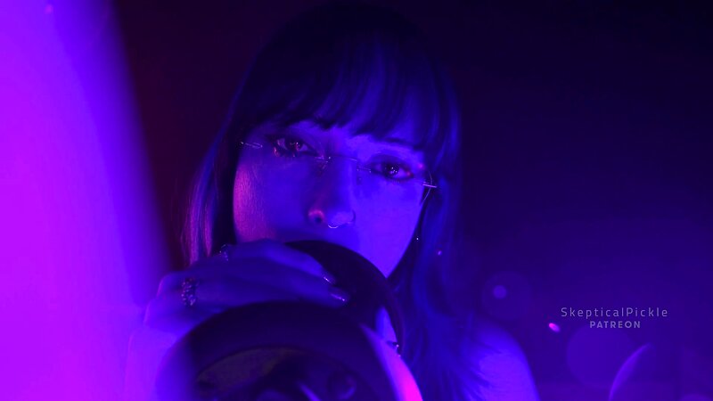 SkepticalPickle ASMR Deep Ear Licking with Golden Eyes in Slow Motion
