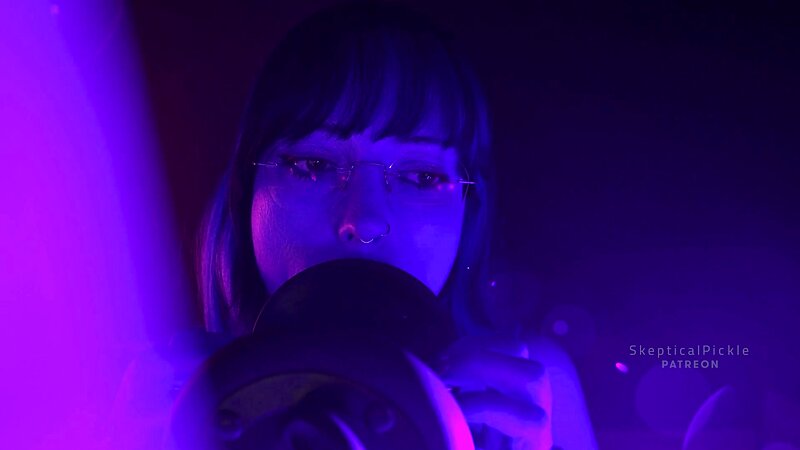 SkepticalPickle ASMR Deep Ear Licking with Golden Eyes in Slow Motion