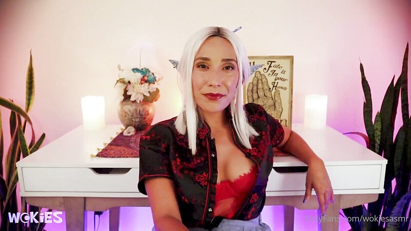 Wokies ASMR - Palm Reader Jerks You Off JOI