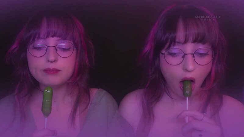 SkepticalPickle ASMR - 31 May 2026 - Twins Sucking Pickle Lolipop, Mic in Bra Experiment, & Sucking Audio (Platinum)