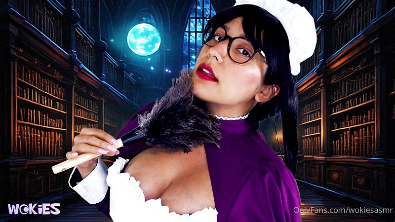 Wokies ASMR - Erotic Audio ~ Part 2 Maid Cleans the Headmaster's Study and the Meeting at the Royal Library ~