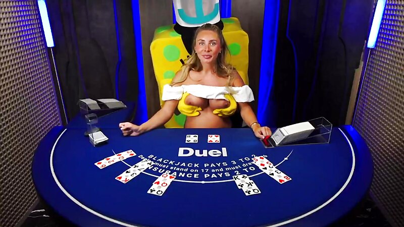 Pregnant Bonnie Blue Gets Fucked While Dealing Cards at the Casino