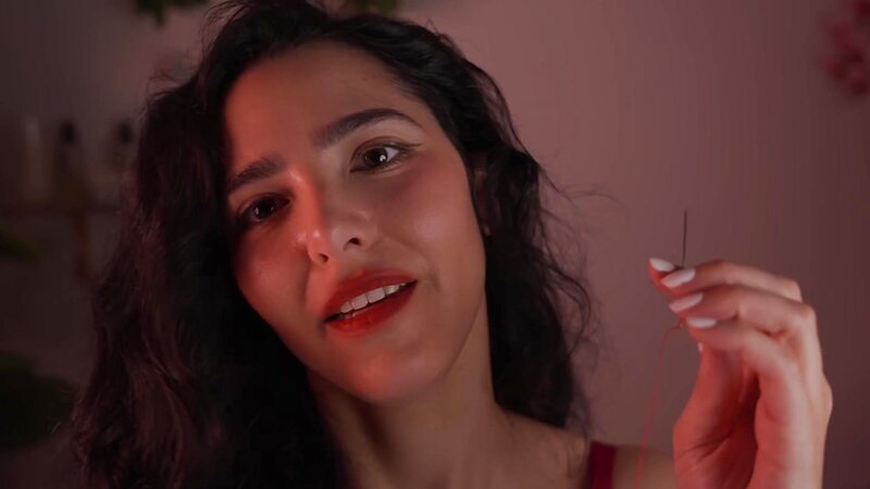ASMR Glow - 6 June 2026 - ASMR for Members: Sewing Your Face with a Pretty Pattern (it's strange but try it lolz)