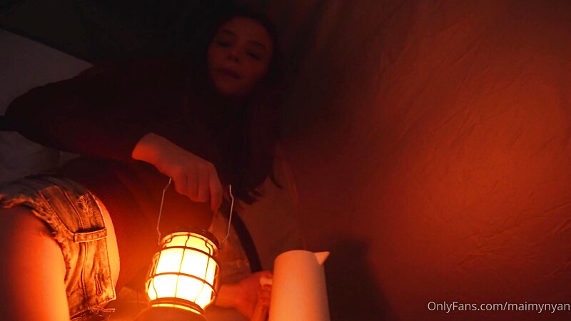 MaimyNyan ASMR - Camping Cozy Night | Blowjob & Riding POV [OBG]
