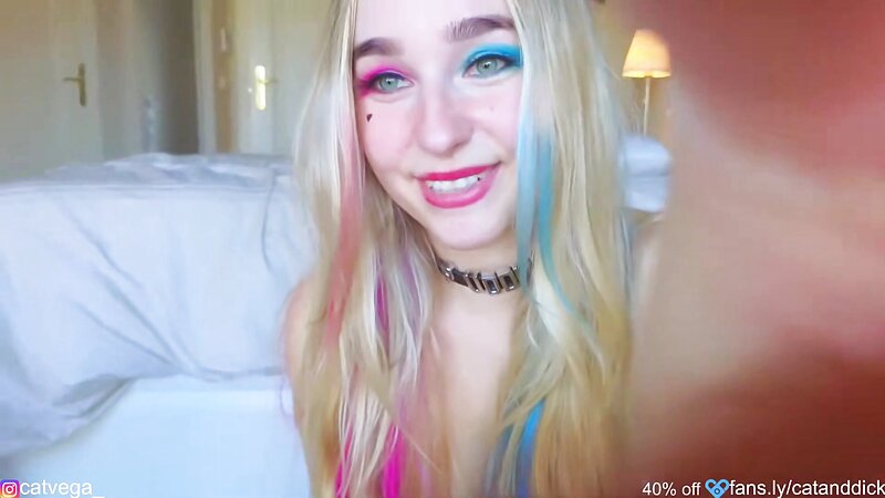 Catanddickxxx - Harley Quinn Gets Fucked Secret Show