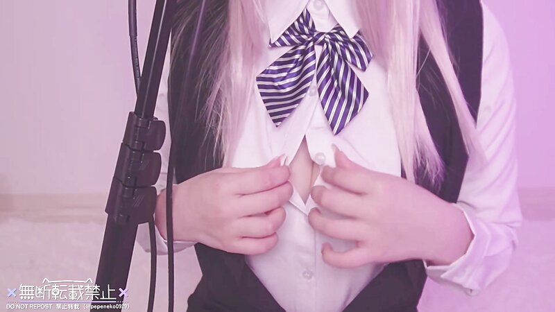 Pepero Nekoda - Hintai Girl Handjob & Blowjob