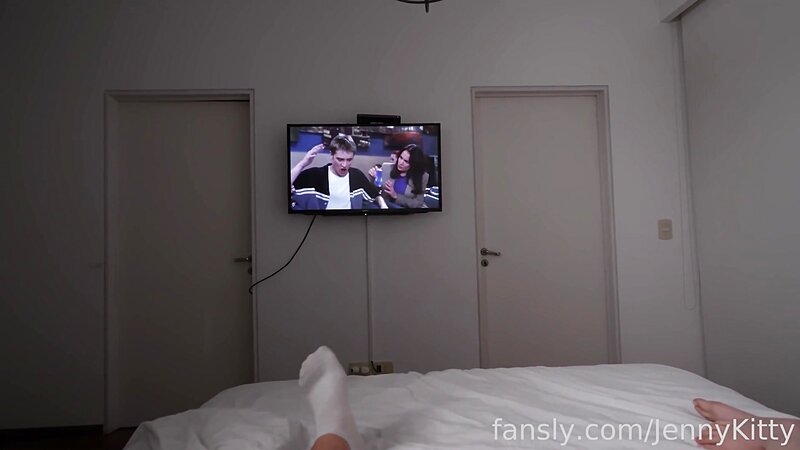 Jenny Kitty - Takes Off His Condom For Creampie
