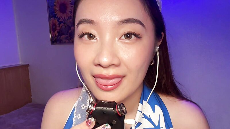 Lin ASMR - ASMR Mouth Directly On Mic