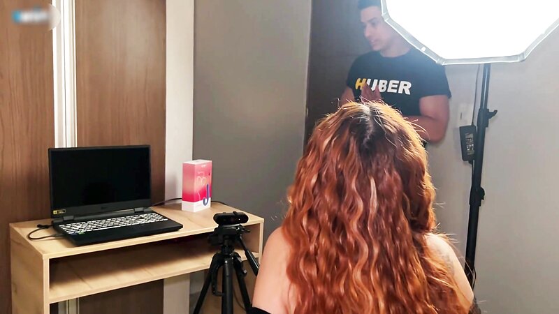 Streamer Shows Off Her Big Tits Online Using Her Honey Play Box Toys
