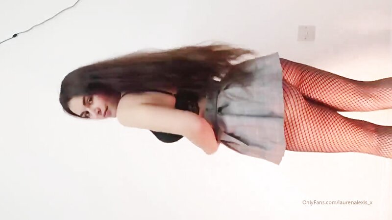 Lauren Alexis Sexy Striptease and Dancing
