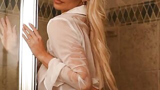 Lindsey Pelas Wet T-Shirt Shower Video Leaked