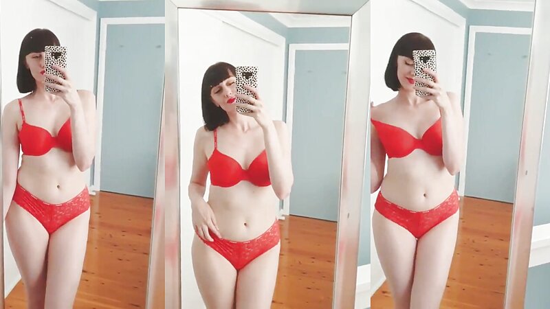 Lolly Fangs Red Panties Twitch Nude Video