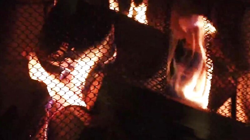Mia Melano Blowjob On a Fireplace