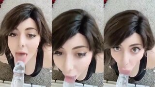 Momokun POV Dildo BJ Video Leaked