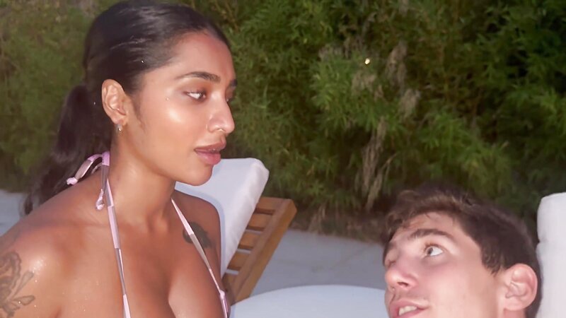 Yasmina Khan & Sabien Demonia - I Fulfill My Husband's Dreams and We Have a Threesome with My Friend with Huge Tits