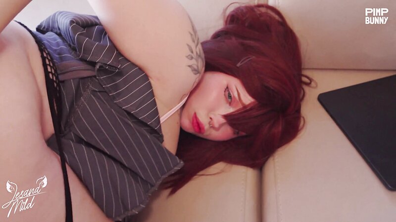 Beautiful Busty Redhead Gets Fucked Hard And Creampied In Tight Pussy